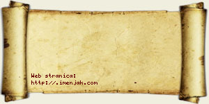 Natalija Mirković vizit kartica